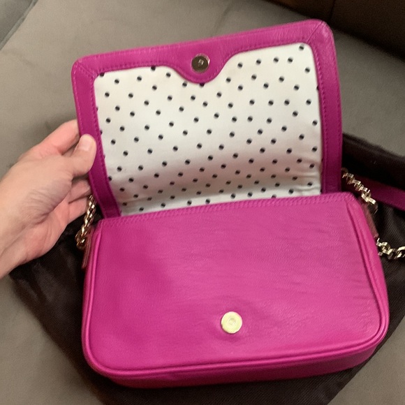 kate spade Bags Kate Spade Fuschia Hot Pink Crossbody Purse With